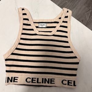 CELINE BRA IN ATHLETIC MESH